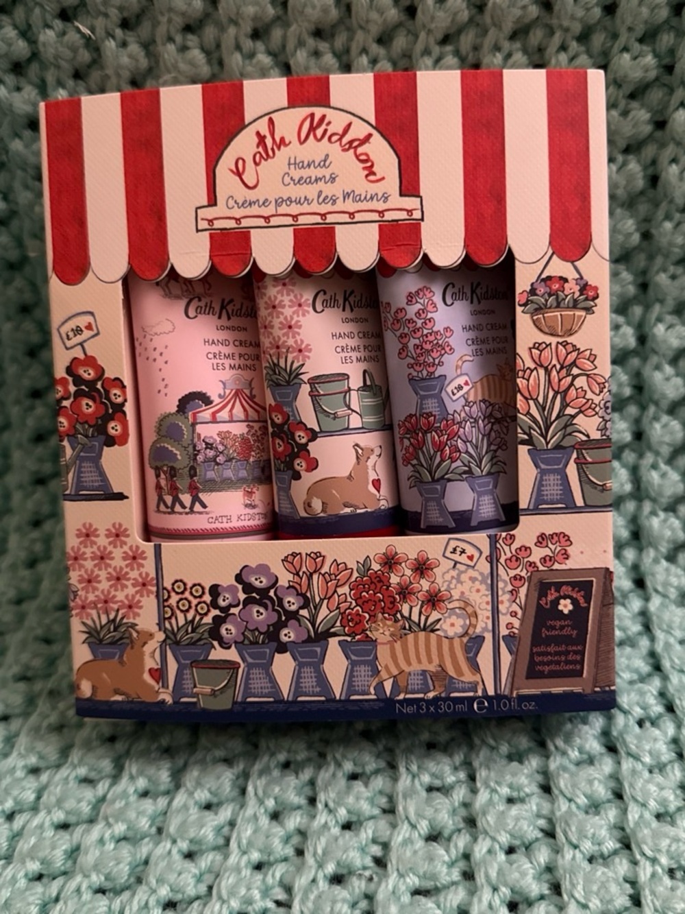 Cath Kidston Floral Hand Cream Trio - Pink, Lavender, Cream